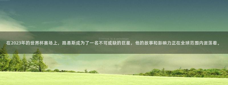 世界杯预选赛赛程表:在2023年的世界杯赛场上,路易斯成为了一名不可或缺的巨星,他的故事和影响力正在全球范围内激荡着。